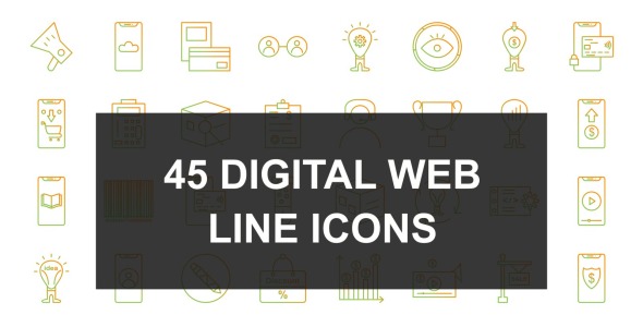 Набор иконок на тему финансы