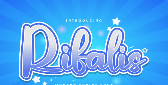 Шрифт на тему графика