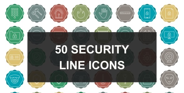 Набор иконок на тему security