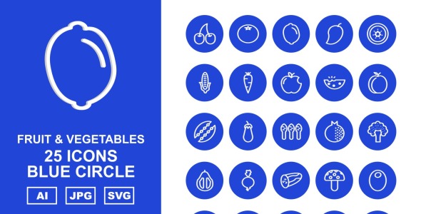 Набор иконок на тему nature