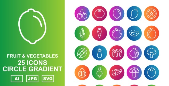 Набор иконок на тему nature