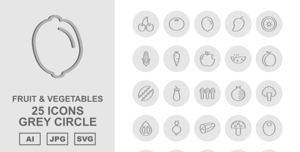 Набор иконок на тему nature