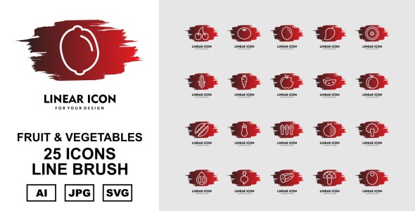 Набор иконок на тему nature