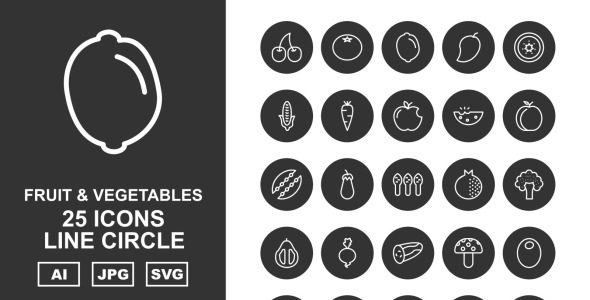 Набор иконок на тему nature