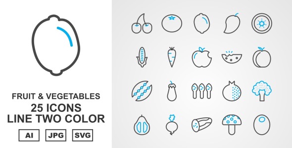 Набор иконок на тему nature