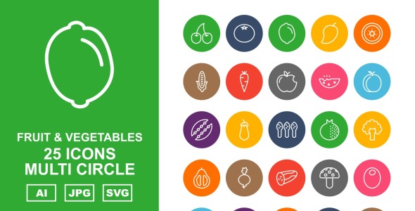 Набор иконок на тему nature