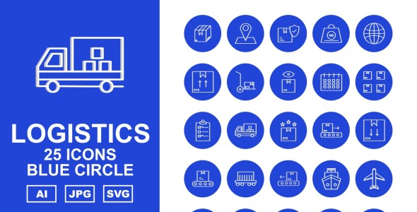 Набор иконок на тему industrial