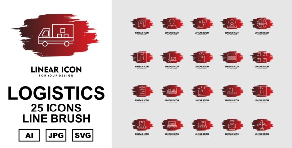 Набор иконок на тему industrial