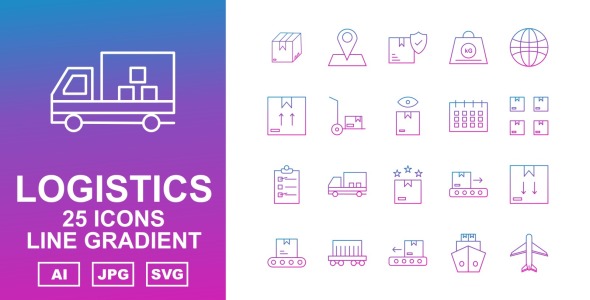 Набор иконок на тему industrial