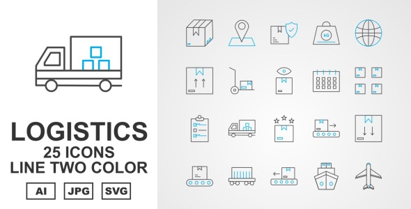 Набор иконок на тему industrial