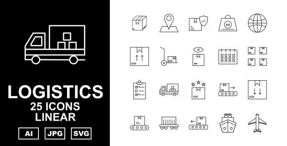 Набор иконок на тему industrial