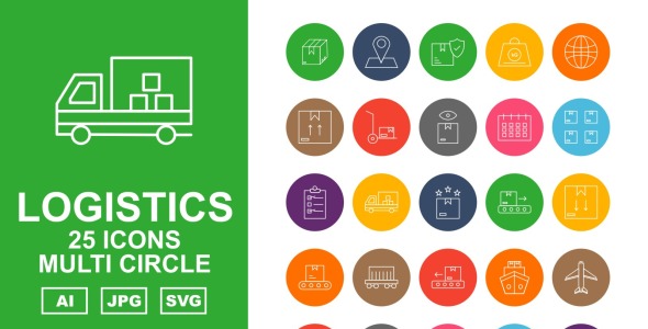 Набор иконок на тему industrial