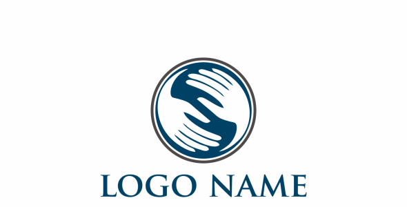 Шаблон логотипа на тему графика