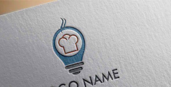 Шаблон логотипа на тему графика