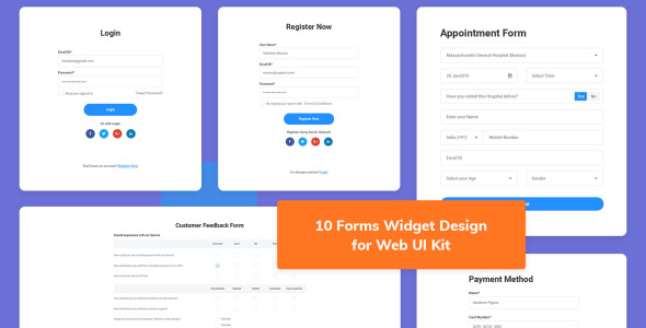 UI элементы на тему графика