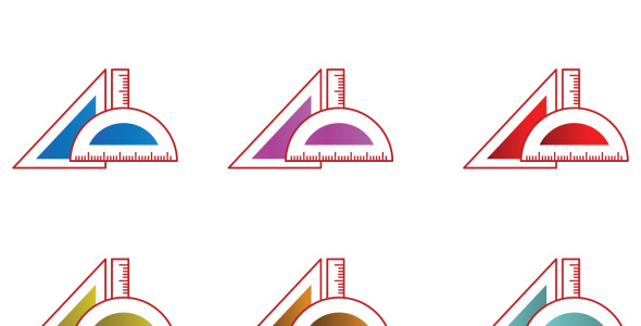 Шаблон логотипа на тему графика