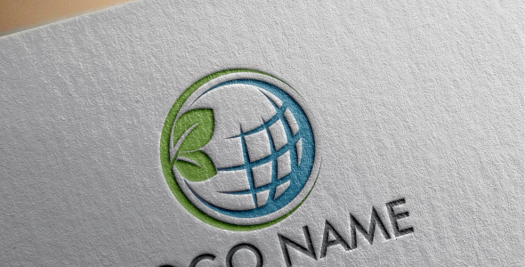 Шаблон логотипа на тему графика