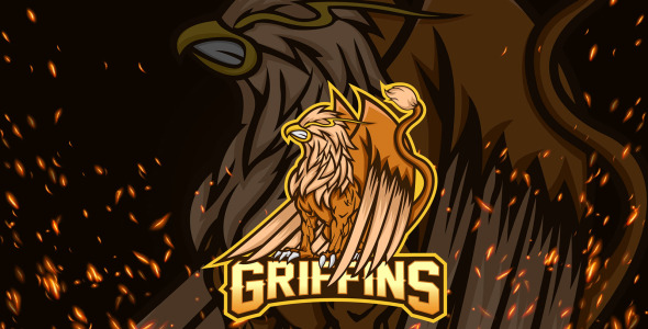 Шаблон логотипа на тему графика