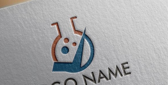 Шаблон логотипа на тему графика