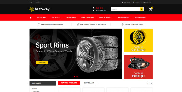 Spare Parts Store PrestaShop Theme