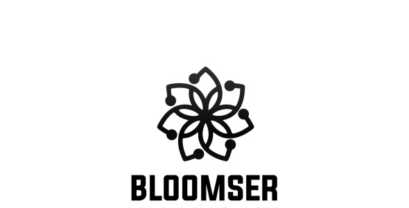 Шаблон логотипа на тему графика