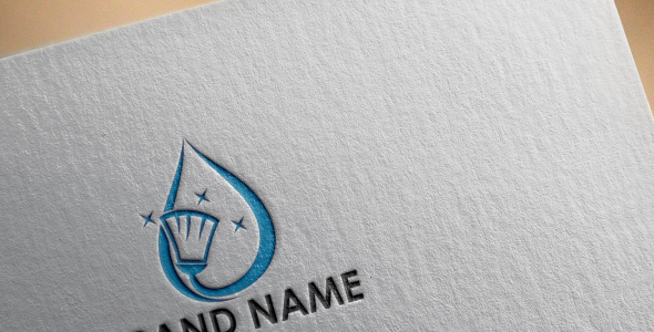 Шаблон логотипа на тему графика