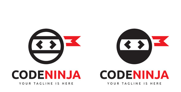 Шаблон логотипа на тему графика