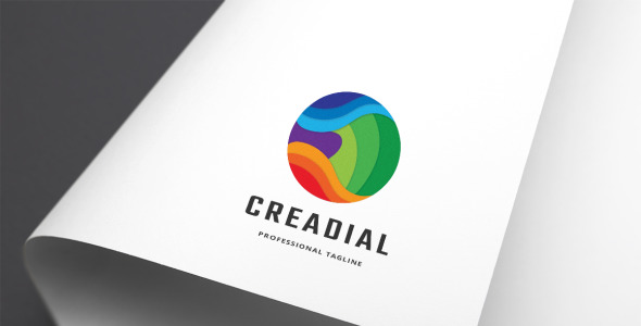 Шаблон логотипа на тему графика