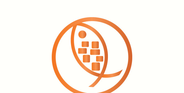 Шаблон логотипа на тему графика