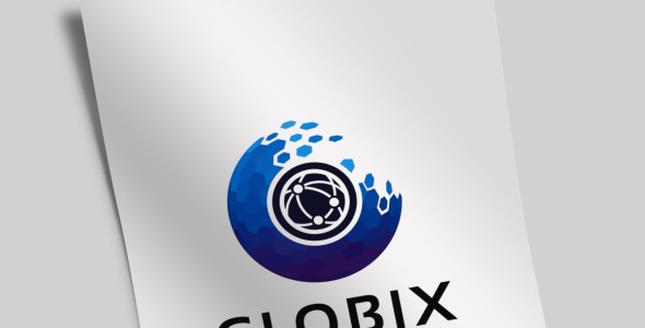 Шаблон логотипа на тему графика