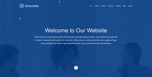 Innovate Landing Page Template