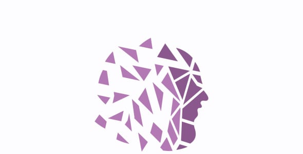 Шаблон логотипа на тему графика