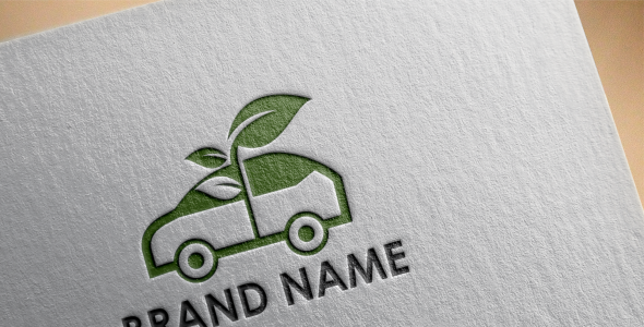 Шаблон логотипа на тему графика