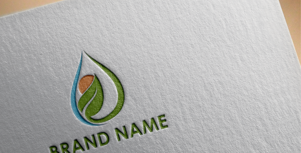 Шаблон логотипа на тему графика