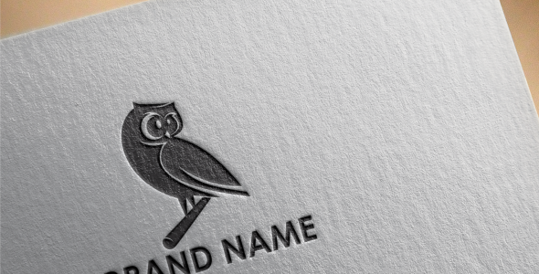 Шаблон логотипа на тему графика