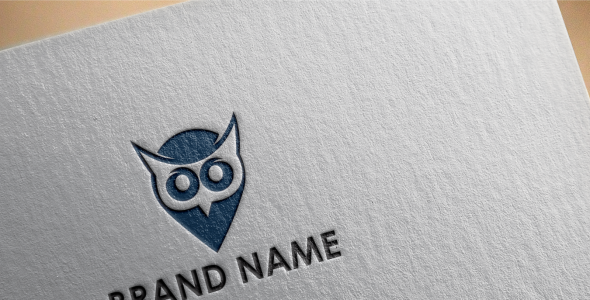 Шаблон логотипа на тему графика