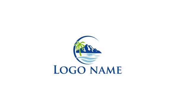 Шаблон логотипа на тему графика