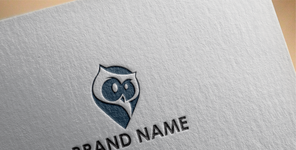 Шаблон логотипа на тему графика