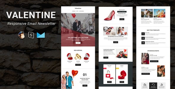 шаблон отзывчивой электронной рассылки