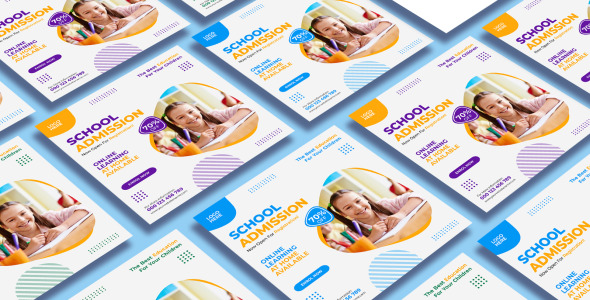 Шаблон для соцсетей на тему графика