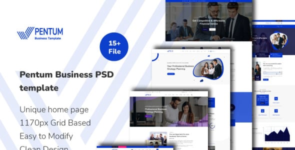 PSD шаблон на тему графика