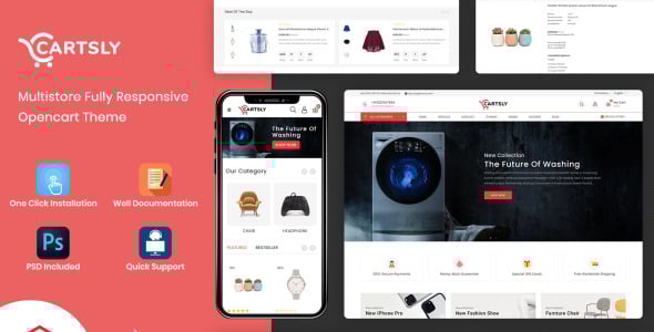 Purpose OpenCart Template