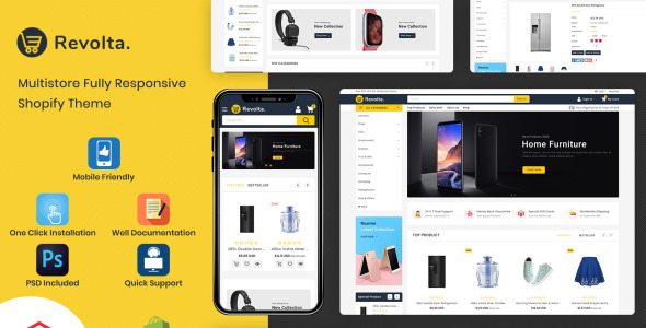Minimal Modern Multistore Shopify Theme