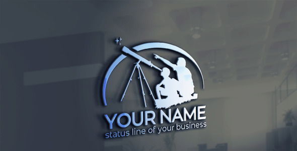 Шаблон логотипа на тему графика