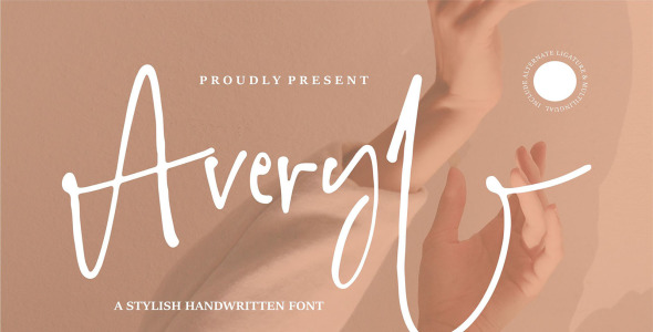 Шрифт на тему графика