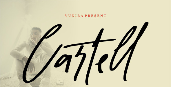 Шрифт на тему графика