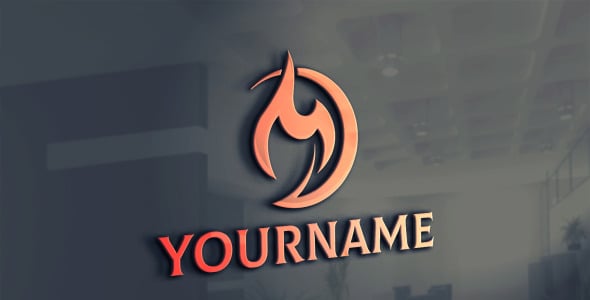 Шаблон логотипа на тему графика