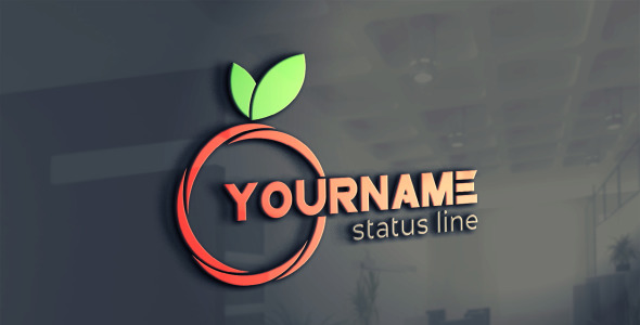 Шаблон логотипа на тему графика