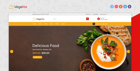 Vegelite OpenCart Template