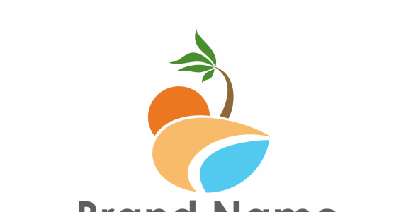 Шаблон логотипа на тему графика